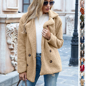 Women's Oversized Fluffy Lapel Coat
